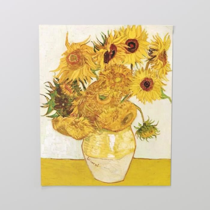 Affiche papier -  Les Tournesols  - Van Gogh  - 40x50 cm