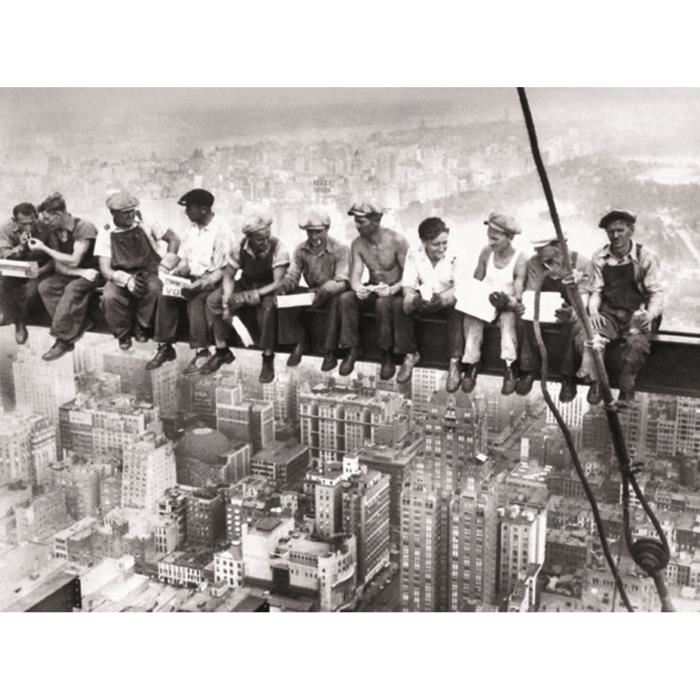 Affiche papier -  Eating above Manhattan  - Photography Collection  - 40x50 cm