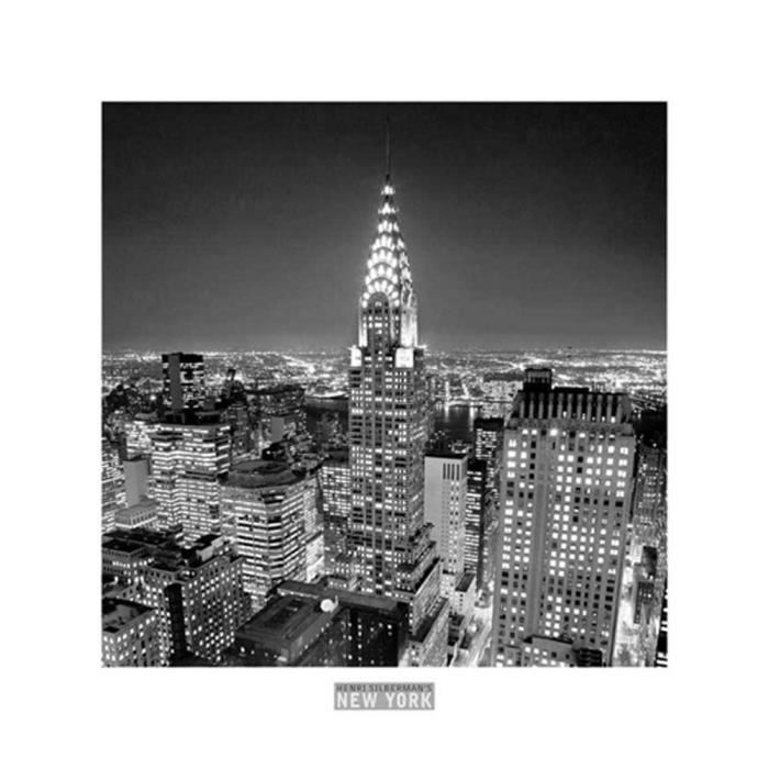 Affiche papier -  Chrysler Building  - Silberman  - 30x30 cm