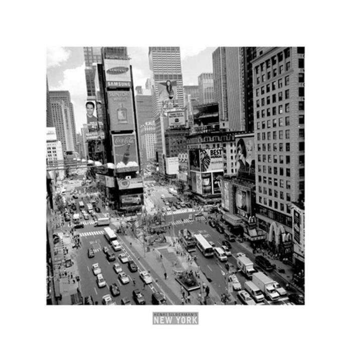 Affiche papier -  Times Square  - Silberman  - 30x30 cm