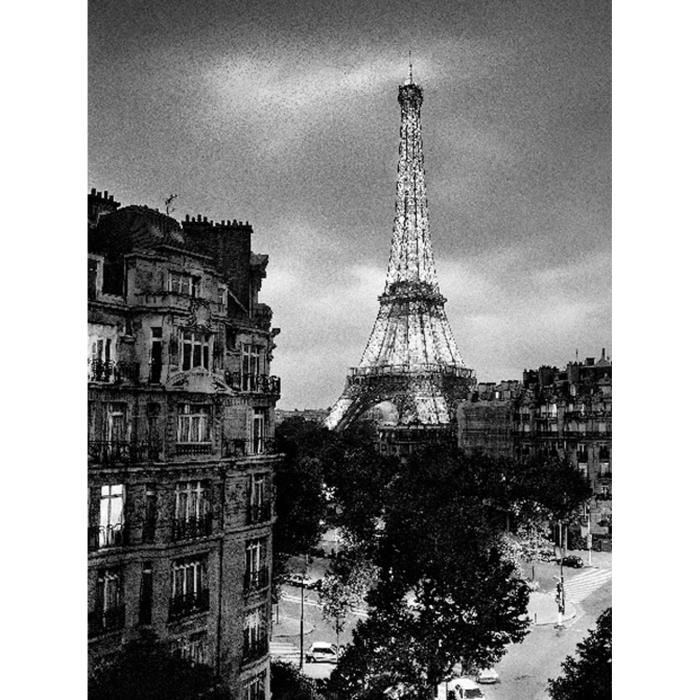 Affiche papier -  Eiffel Tower Evening  - Silberman  - 60x80 cm