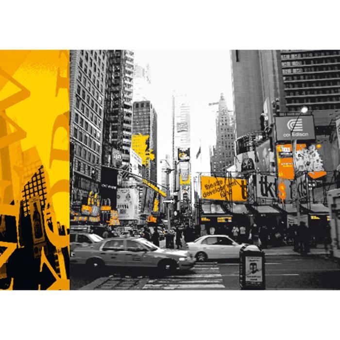 Affiche papier -  NYC Yellow  - Woods  - 60x80 cm