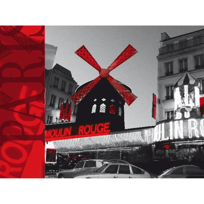 Affiche papier -  Moulin Rouge  - Woods  - 60x80 cm