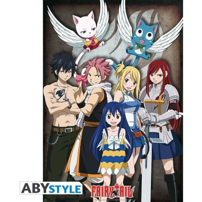 Poster Fairy Tail : Groupe