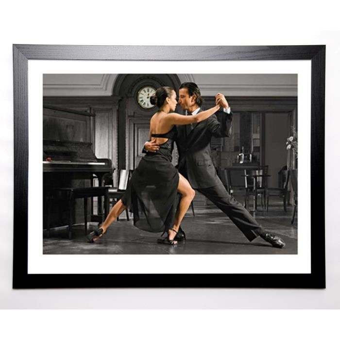 DENKOU Image encadrée It takes Two to Tango 67x87 cm Gris