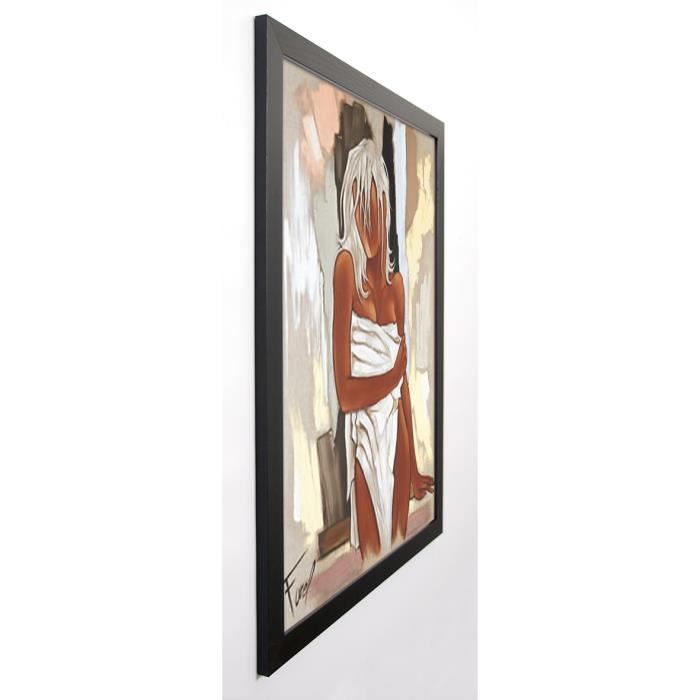 FAREL PIERRE Image encadrée La serviette 57x77 cm Marron