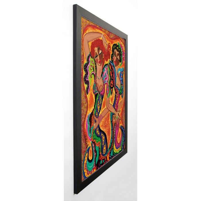 INGRID. B Image encadrée Gypsy dance 67x87 cm Multicolore