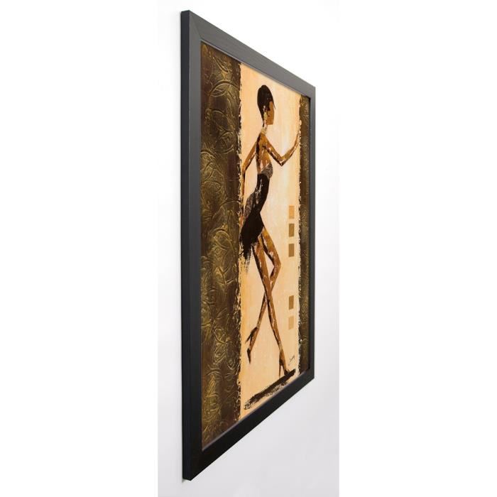 JOHANNA Image encadrée Audacieuse I 57x77 cm Marron