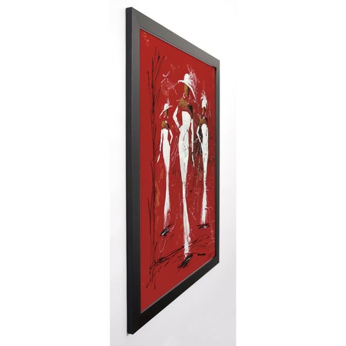 JOHANNA Image encadrée Défilé Haute couture I 67x87 cm Rouge