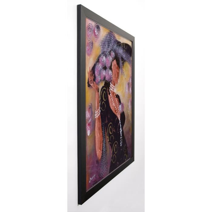 JOHANNA Image encadrée Elégantes aux perles II 67x87 cm Multicolore