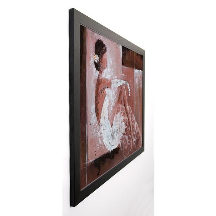 JOHANNA Image encadrée Romantique I 67x87 cm Marron