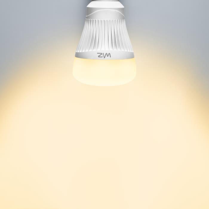 WIZ SMART Lot de 2 Ampoules LED connectées E27 11,5W équivalent a 60 W blanc chaud a blanc froid