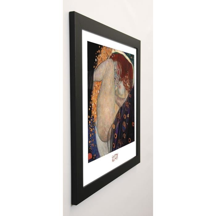 KLIMT Image encadrée Danae 67x67 cm Multicolore