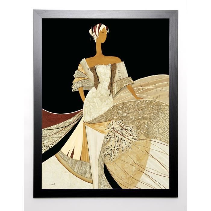 LoeSCH ELISABETH Image encadrée Clarisse 67x87 cm Beige