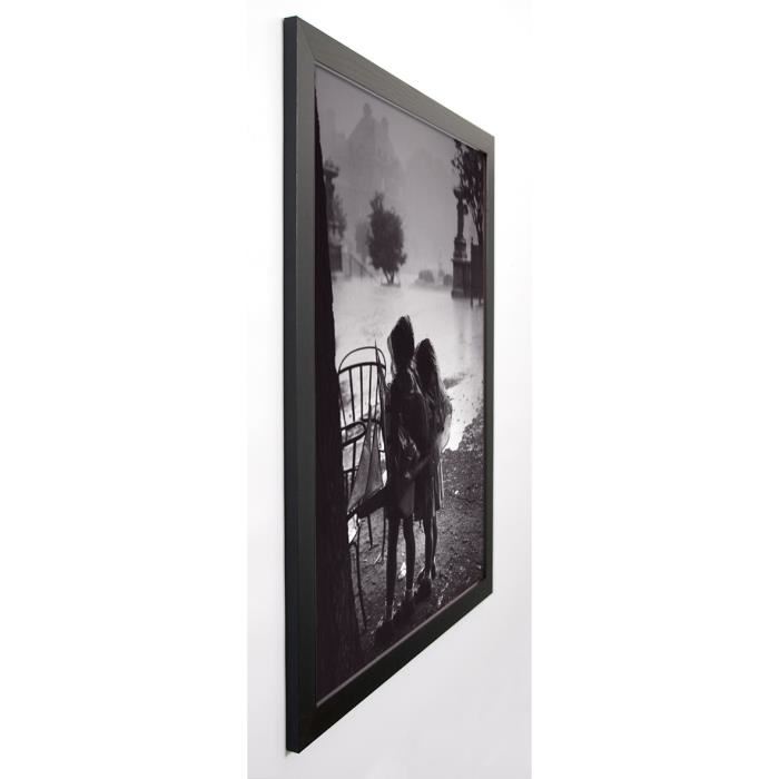 PHOTOGRAPHIE COLLECTION Image encadrée Pluie au parc 57x77 cm Gris