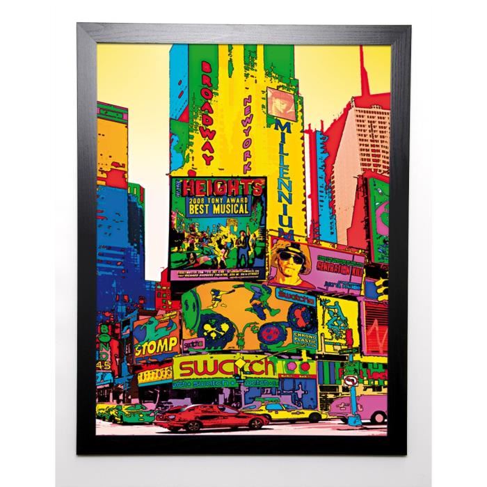 POTRON GÉRALDINE Image encadrée Millenium NYC 57x77 cm Multicolore