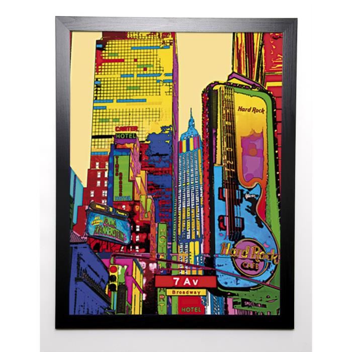 POTRON GÉRALDINE Image encadrée 7th Avenue 57x77 cm Multicolore