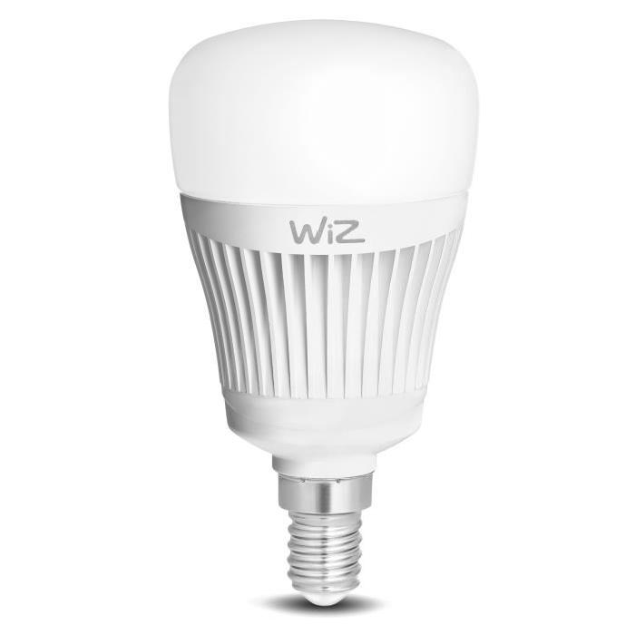 WIZ SMART Ampoule LED connectée E14 6,5W équivalent a 35 W blanc chaud a blanc froid