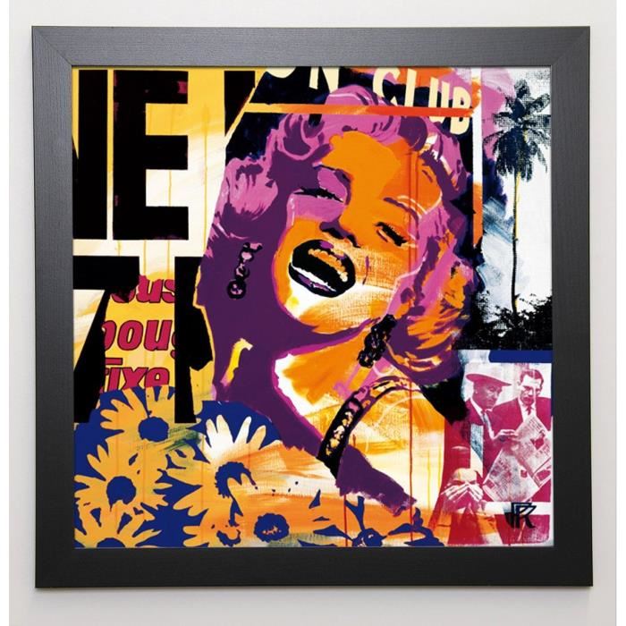 RAYNAL PAUL Image encadrée Club 57x57 cm Multicolore