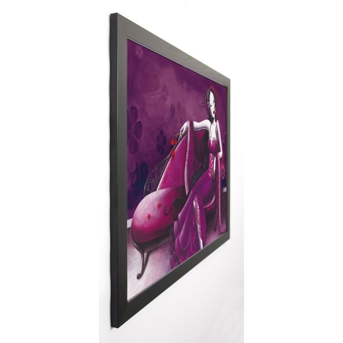 SYBILE Image encadrée Violine 57x77 cm Violet