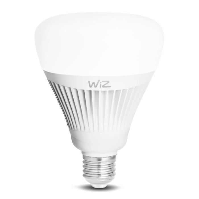 WIZ SMART Ampoule LED E27 globe G100 connectée 15,5W équivalent a 75 W blanc chaud a blanc froid