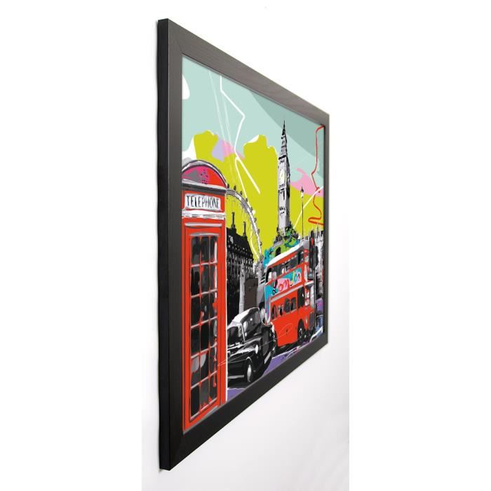 TANDEM Image encadrée Londres 67x87 cm Multicolore