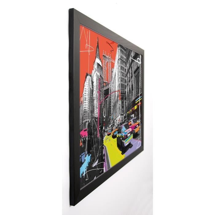 TANDEM Image encadrée New York Empire State 67x87 cm Multicolore