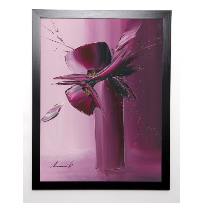 TRAMONI OLIVIER Image encadrée Pétales 57x77 cm Rose