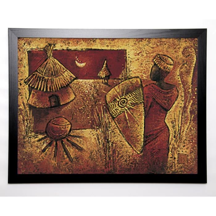 VITAL ISABELLE Image encadrée De l'autre coté 67x87 cm Marron