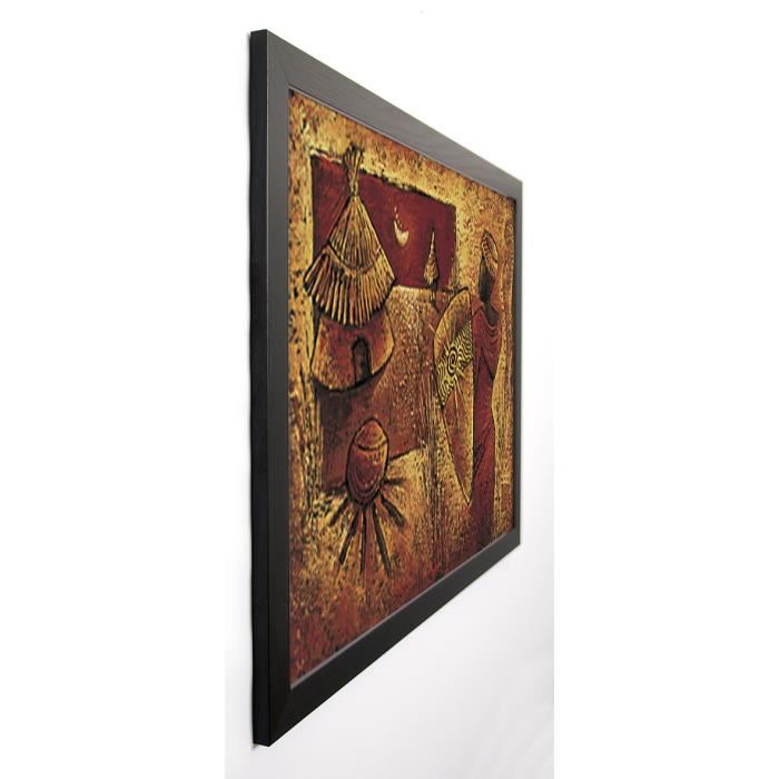 VITAL ISABELLE Image encadrée De l'autre coté 67x87 cm Marron