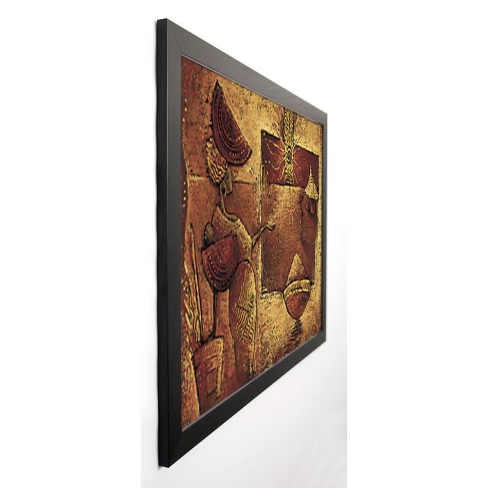 VITAL ISABELLE Image encadrée La 5eme case 67x87 cm Marron