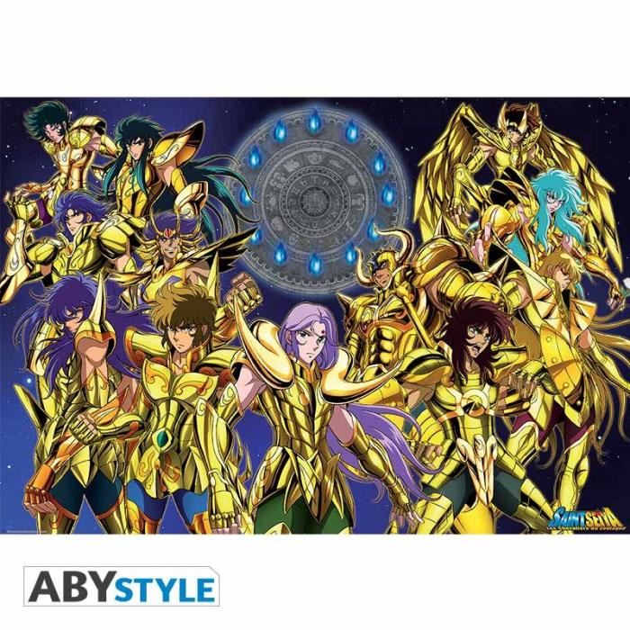 Poster Saint Seiya - Chevaliers d'Or #1 - 98 x 68 cm