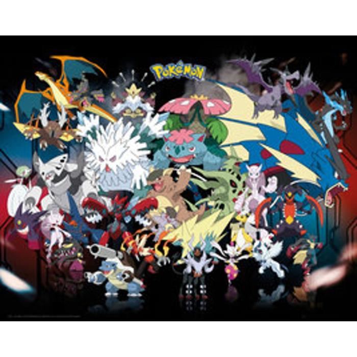 POKEMON Poster Mega - Garçon - A partir de 3 ans - Livré a l'unité