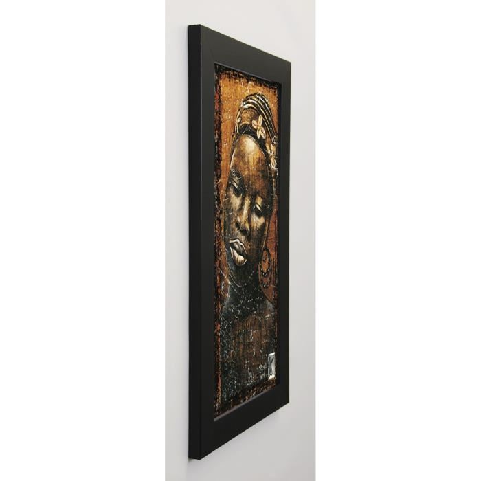 ARIETTI FABIENNE Image encadrée Le sourire 1 32x57 cm Marron