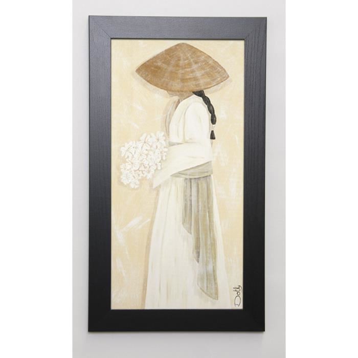 DOTHY Image encadrée La mariée 32x57 cm Beige