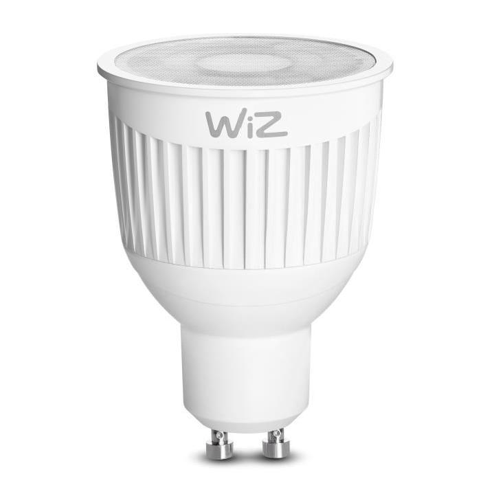 WIZ SMART Ampoule spot LED RGBW connectée GU10 7 W équivalent a 35 W couleur