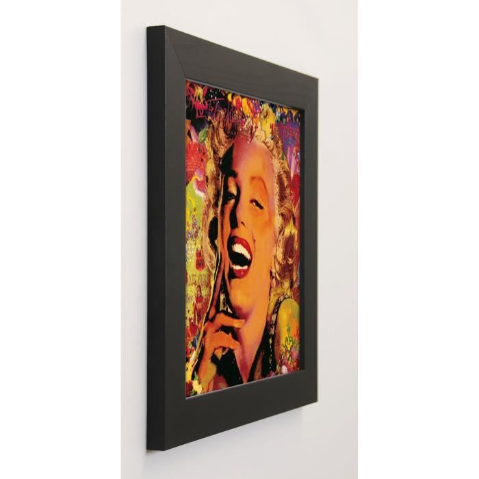 ORTEGA GUILLAUME Image encadrée Marilyn I 37x37 cm Multicolore