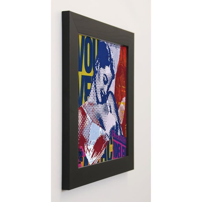 RAYNAL PAUL Image encadrée Mon coeur balance 37x37 cm Multicolore