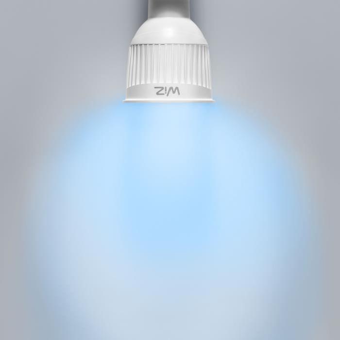WIZ SMART Lot de 2 Ampoules spot LED RGBW connectée GU10 7 W équivalent a 35 W couleur