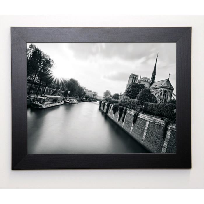 AG Image encadrée Classic B&W Notre Dame  Gris