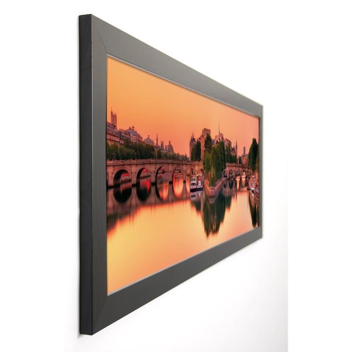 AG Image encadrée Pont neuf 40x102 cm Orange