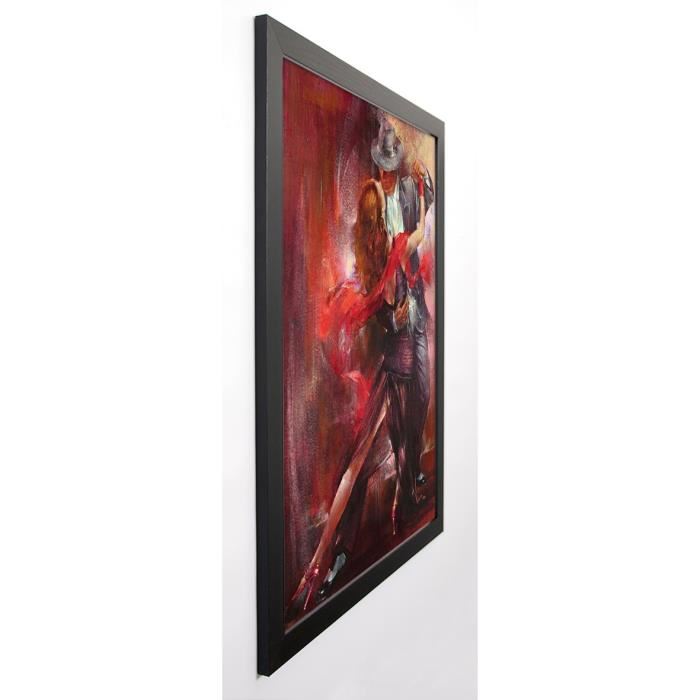 ALVAREZ Image encadrée Tango Argentino II 67x87 cm Rouge