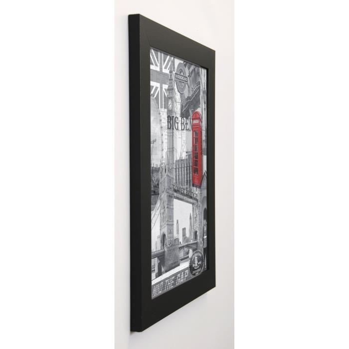 ANONYME Image encadrée All about London - 37x47 cm - Gris