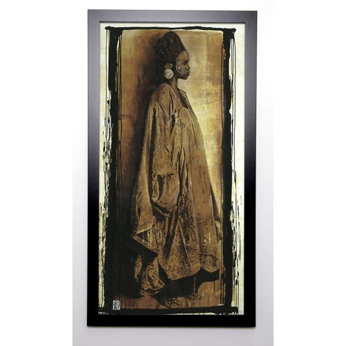 ARIETTI FABIENNE Image encadrée La fille du chef 57x107 cm Marron