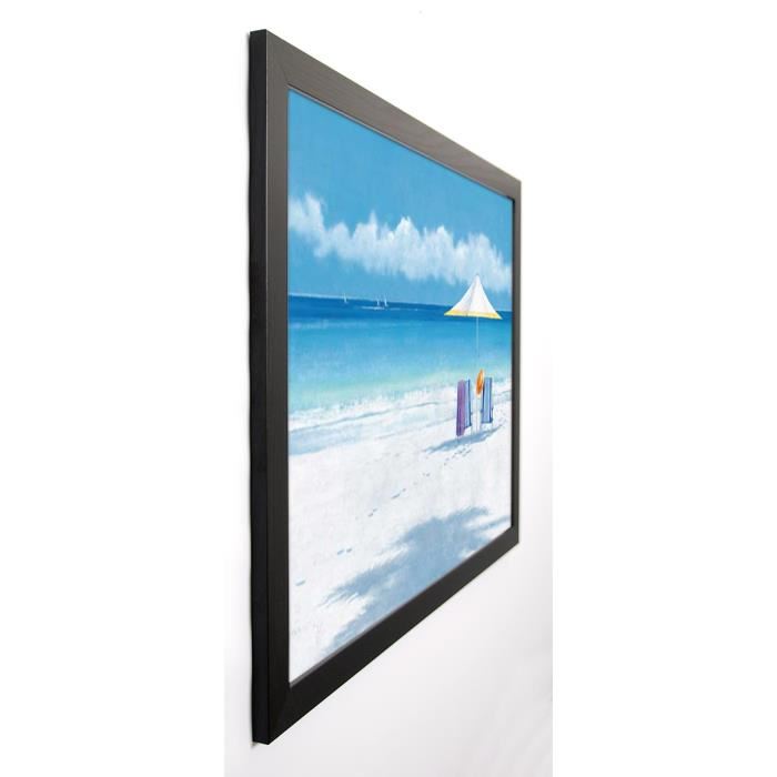 AUBONNE Image encadrée Beach Life II 67x87 cm Bleu