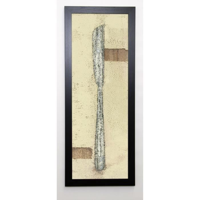 BENNETT Image encadrée Knife 40x102 cm Beige