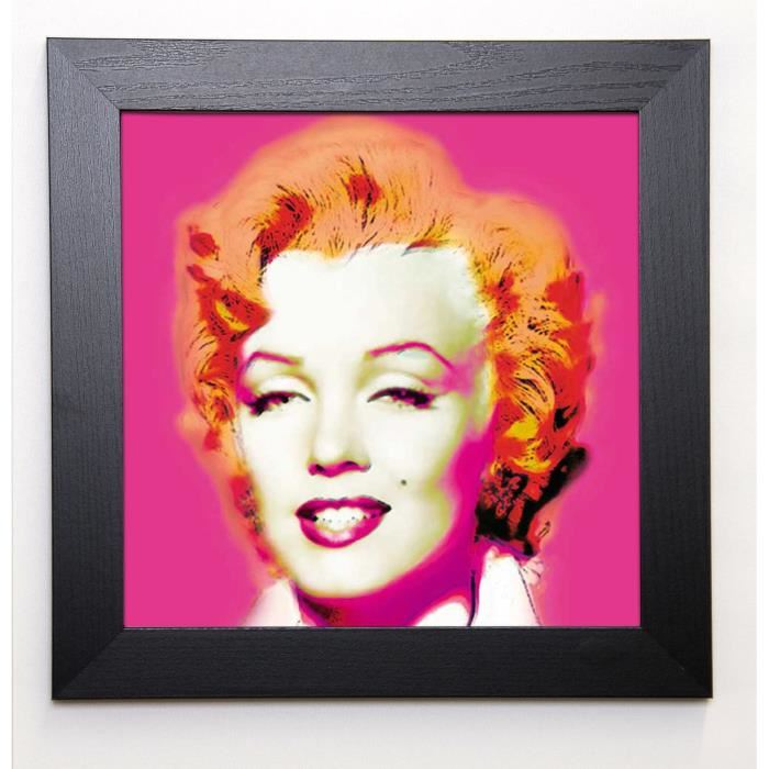 BOULTER Image encadrée Marilyn in Pink 37x37 cm Rose