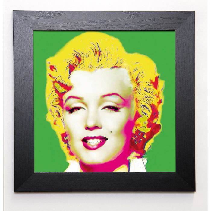 BOULTER Image encadrée Marilyn in Green 37x37 cm Vert