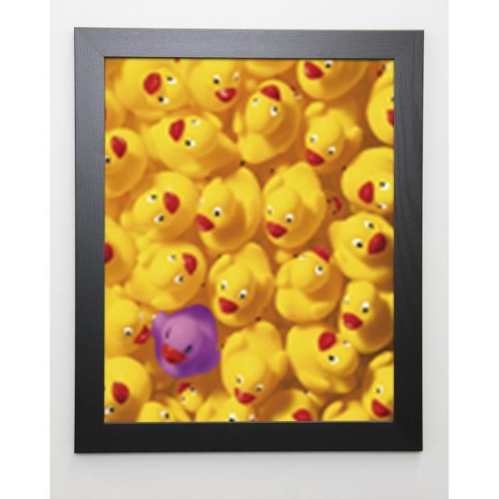 BRÜLLMANN Image encadrée Quack Quack I - 47x57 cm - Jaune