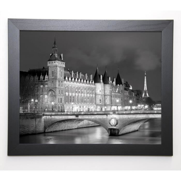 CARRARA ANTOINE Image encadrée La Conciergerie - 47x57 cm - Gris